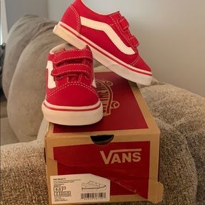 Toddler red vans